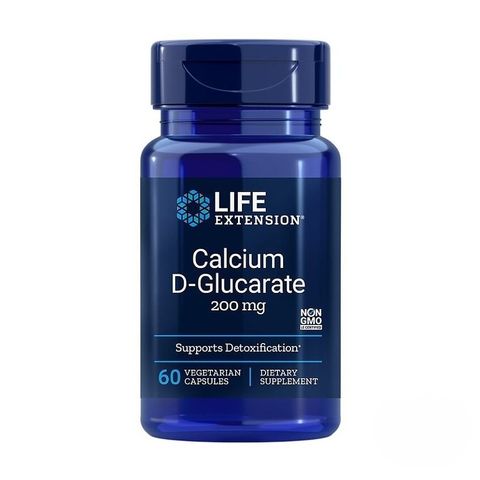 Калциев Д-Глюкарат за детоксикация 200 mg х60 капсули Life Extension