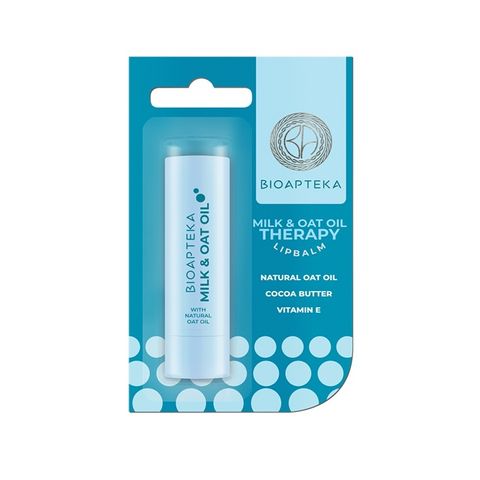 Bioapteka Milk & Oat Oil Therapy Балсам за устни х4,5 грама