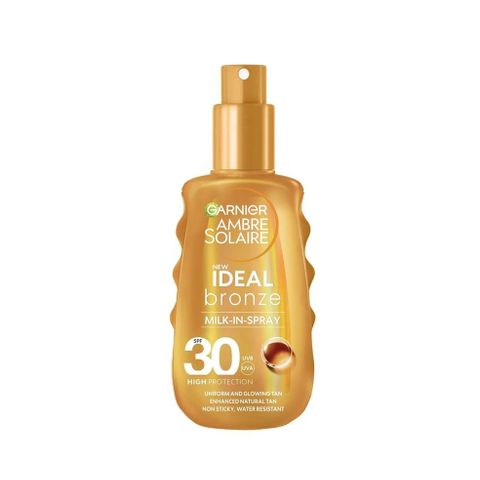 Garnier Ambre Solaire Ideal Bronze Слънцезащитно мляко за тяло SPF30 х150 мл