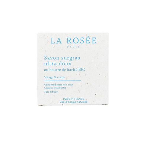 La Rosee Нежен сапун за лице и тяло с органично масло от карите х100 грама