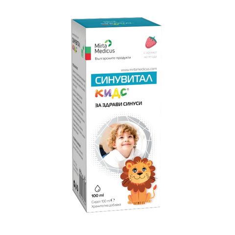 Синувитал Кидс сироп за здрави синуси х100 мл Mirta Medicus
