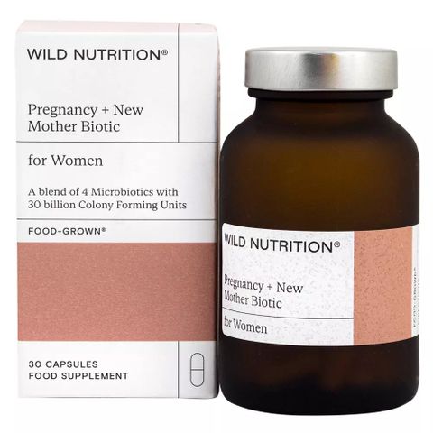 Food-Grown Мултибиотик за бременни и майки х30 капсули Wild Nutrition