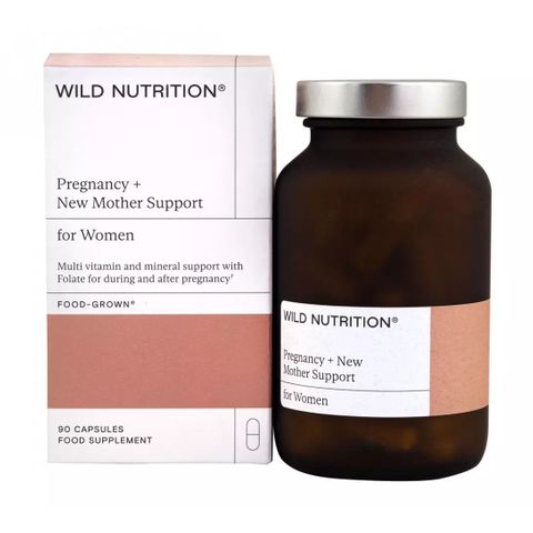 Food-Grown Бременност Мултивитамини и минерали х90 капсули Wild Nutrition