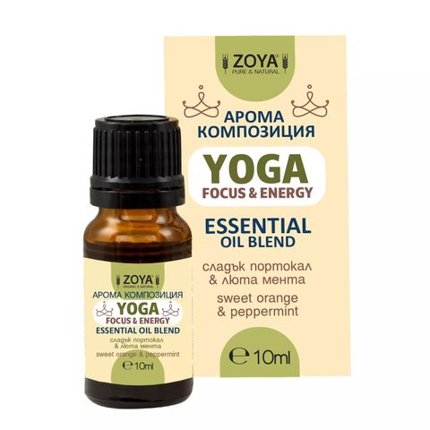 Арома композиция Yoga - focus and energy х10 мл Zoya