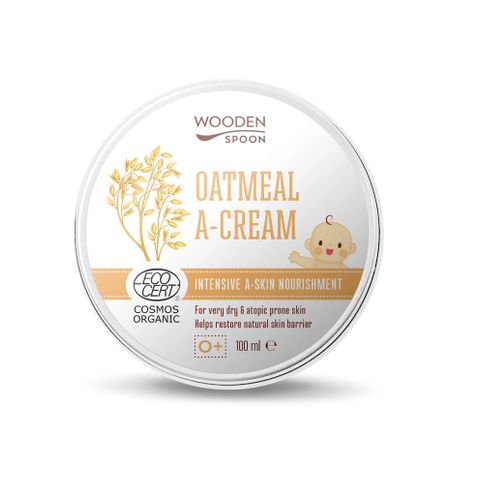 Wooden Spoon А-Cream Био крем за лице и тяло за атопична кожа с колоиден овес х100 мл