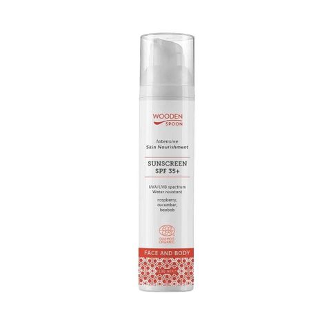Wooden Spoon Слънцезащитен лосион за лице и тяло SPF35+ х100 мл