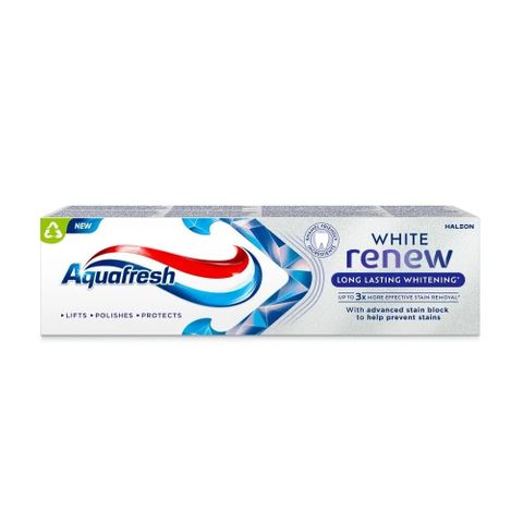 Aquafresh White Renew Паста за зъби с дълготрайно избелване х75 мл