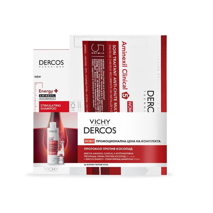 Vichy Dercos Комплект Протокол против косопад
