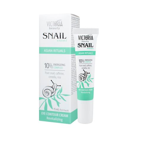 Victoria Beauty Snail Extract Asian Rituals Ревитализиращ крем за околоочен контур с охлювен екстракт х15 мл
