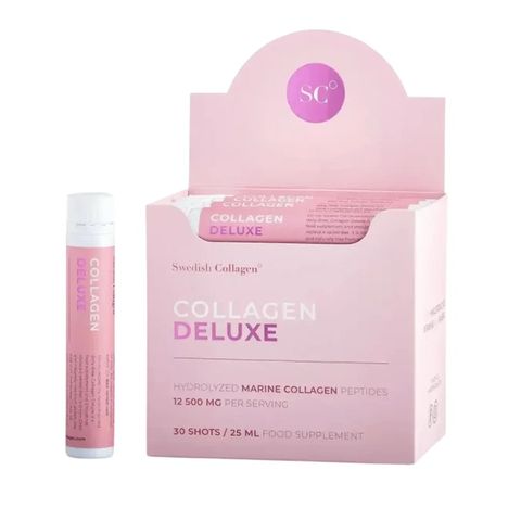 Рибен колаген Deluxe 12,500 мг с хиалуронова киселина 75 мг x30 флакона Swedish Collagen