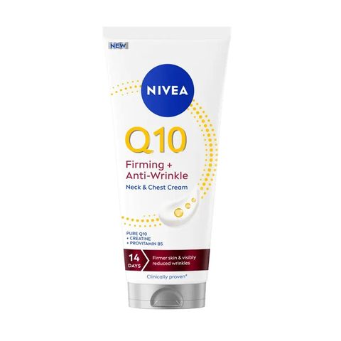 Nivea Q10 Стягащ крем против бръчки за шия и деколте х200 мл