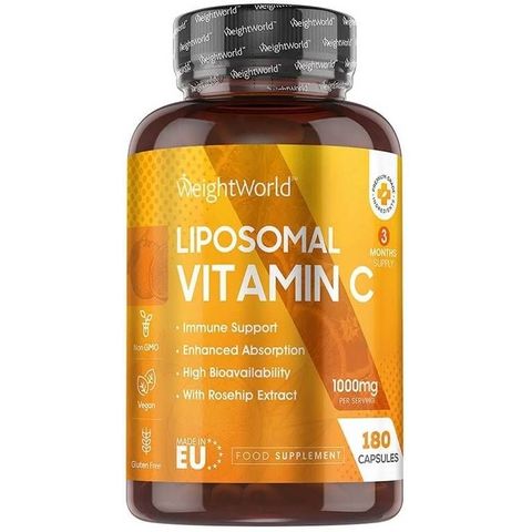 Витамин С Липозомен 1000 mg х180 капсули Weight World