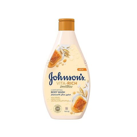Johnson's Vita-Rich Душ гел за тяло с йогурт, овес и мед х400 мл