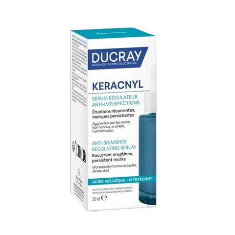 Ducray Keracnyl Регулиращ серум за лице против несъвършенства х30 мл