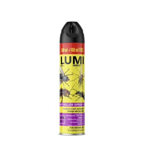 Lumi Insect Универсален аерозол против пълзящи и летящи насекоми х300 мл