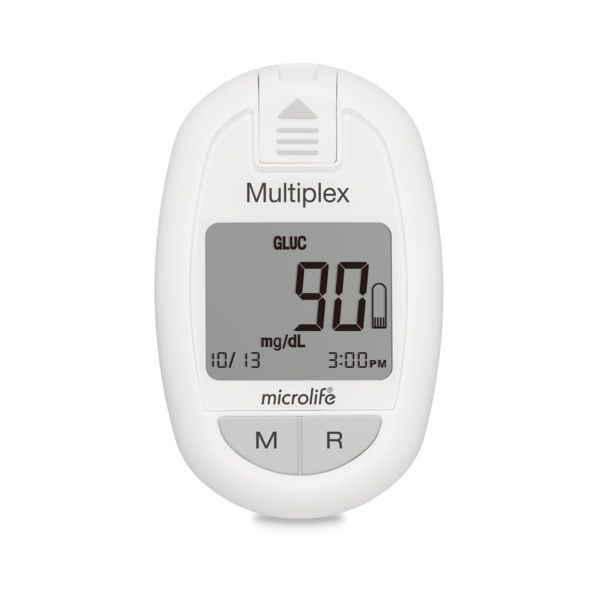 Microlife Multiplex 3в1 Мултимониторинг система за следите на кръвна захар, пикочна киселина и холестерол